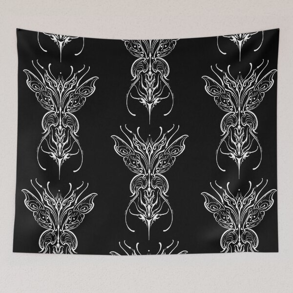Item preview, White tribal butterfly designed and sold by 7Delamancha.