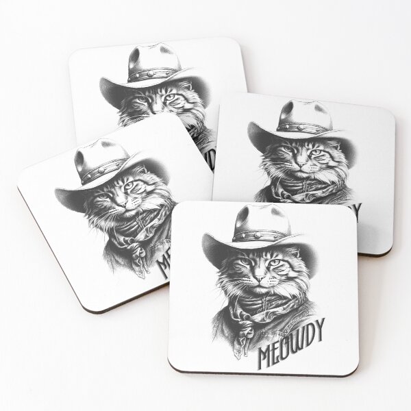 Item preview, Cat Dressed as a Cowboy with the Word "Meowdy"  designed and sold by TurtleDojo.