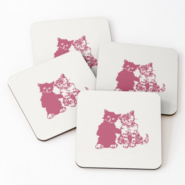 Item preview, Charm Clairo Cat Best Friends Vintage Pink Drawing designed and sold by aestheticqueen.