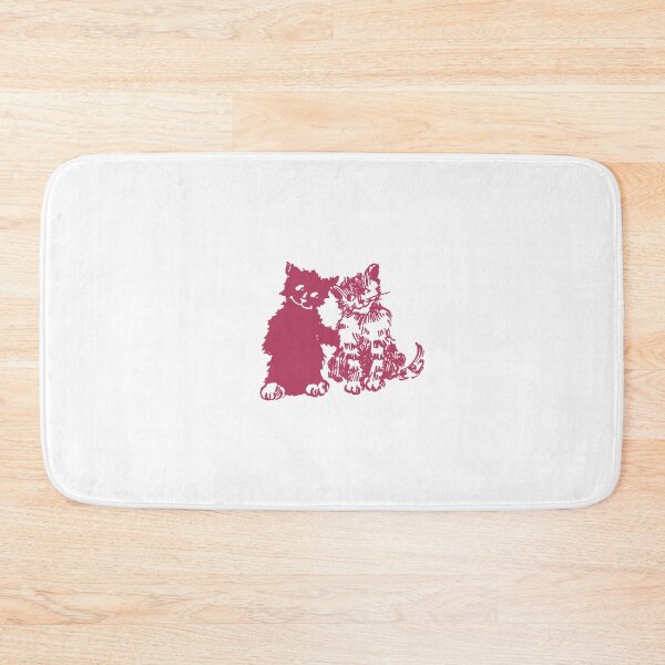 Item preview, Charm Clairo Cat Best Friends Vintage Pink Drawing designed and sold by aestheticqueen.