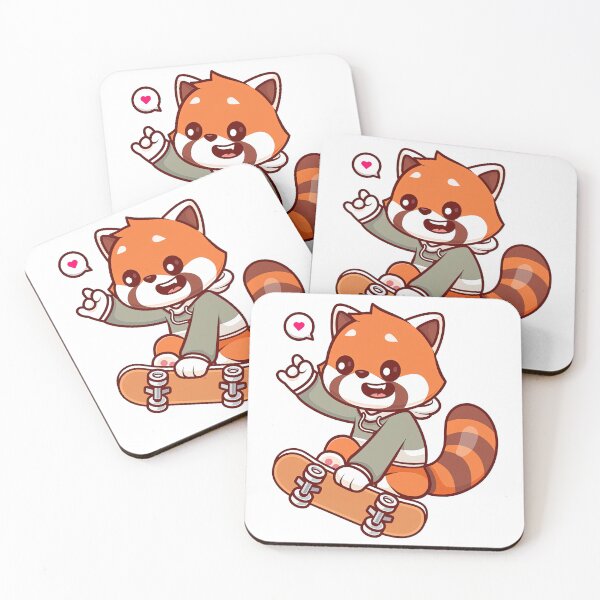 Item preview, Red Panda On A Skateboard, Skate, Skateboard designed and sold by Skateboard-Art.