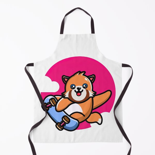 Item preview, Red Panda On A Skateboard, Skate, Skateboard designed and sold by Skateboard-Art.