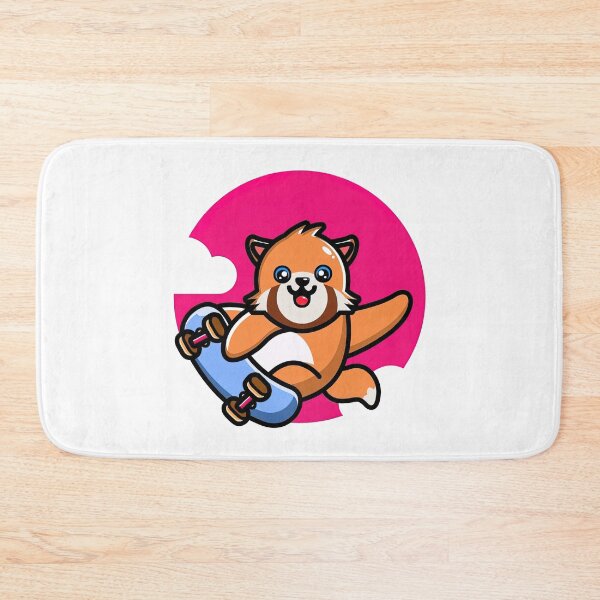 Item preview, Red Panda On A Skateboard, Skate, Skateboard designed and sold by Skateboard-Art.