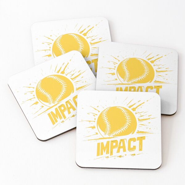 Artikelvorschau, Baseball-T-Shirt „Impact“ entworfen und verkauft von Zen Lael.