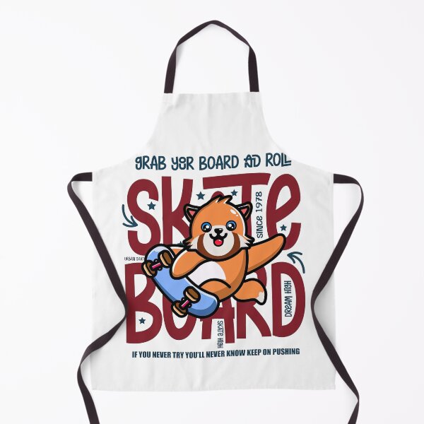 Item preview, Red Panda On A Skateboard, Skate, Skateboard designed and sold by Skateboard-Art.