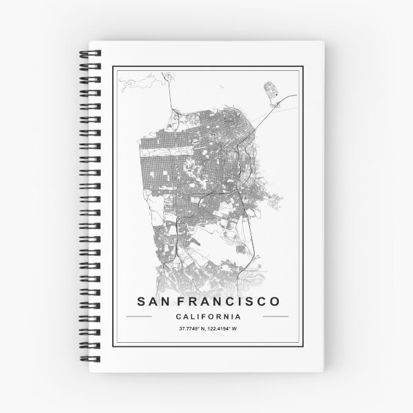Item preview, San Francisco City Map designed and sold by SHAMPAIN-ART-CO.