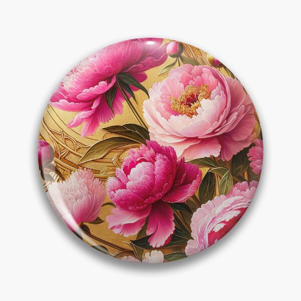 Item preview, Alphonse Mucha Pink Peonies designed and sold by maniacfitness.