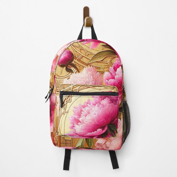 Item preview, Alphonse Mucha Pink Peonies designed and sold by maniacfitness.