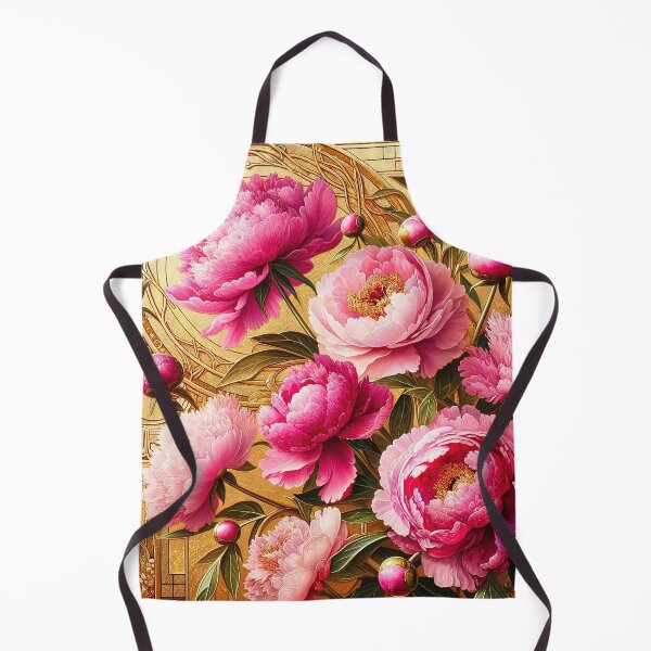 Item preview, Alphonse Mucha Pink Peonies designed and sold by maniacfitness.