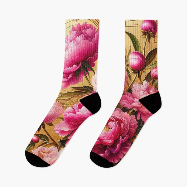 Item preview, Alphonse Mucha Pink Peonies designed and sold by maniacfitness.