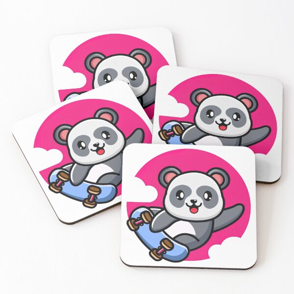 Item preview, Panda On A Skateboard, Skate, Skateboard designed and sold by Skateboard-Art.
