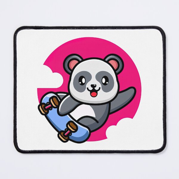 Item preview, Panda On A Skateboard, Skate, Skateboard designed and sold by Skateboard-Art.