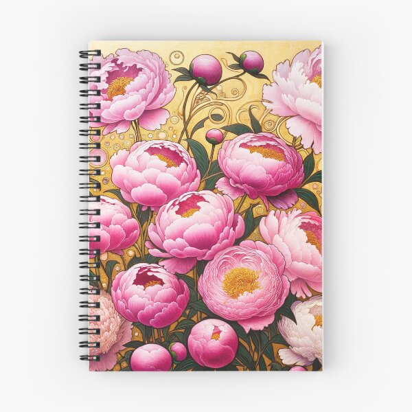 Item preview, Pink Peonies Alphonse Mucha designed and sold by maniacfitness.