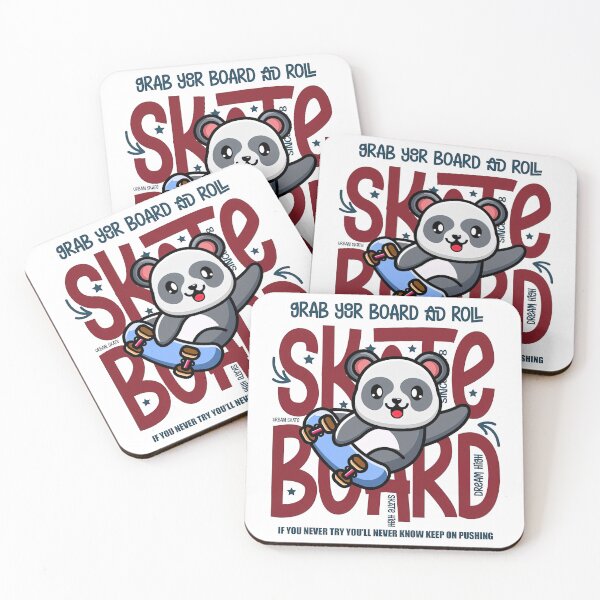 Item preview, Panda Skateboard, Skate, Skateboard designed and sold by Skateboard-Art.