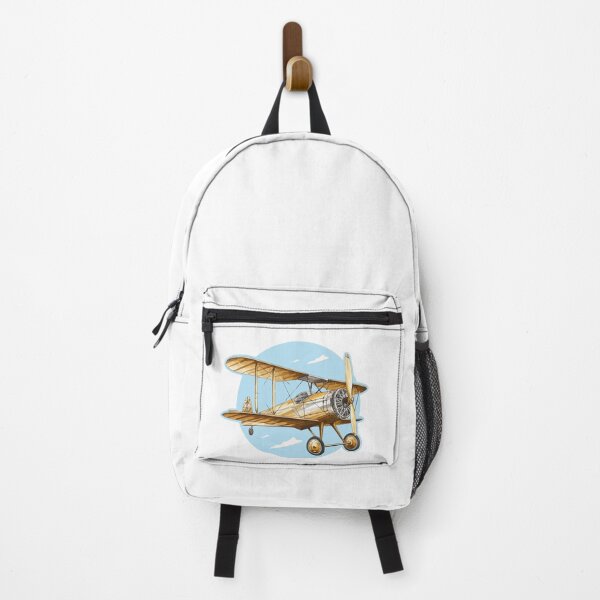 Item preview, Classic Biplane Flying Through the Sky - Retro Aviation designed and sold by TurtleDojo.