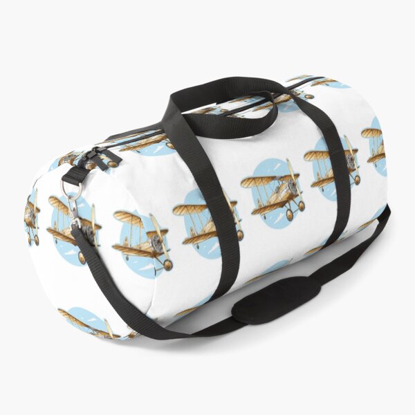 Item preview, Classic Biplane Flying Through the Sky - Retro Aviation designed and sold by TurtleDojo.