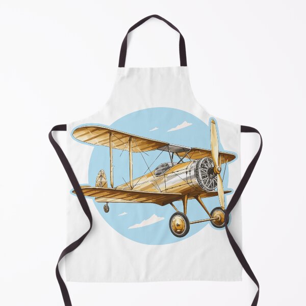 Item preview, Classic Biplane Flying Through the Sky - Retro Aviation designed and sold by TurtleDojo.