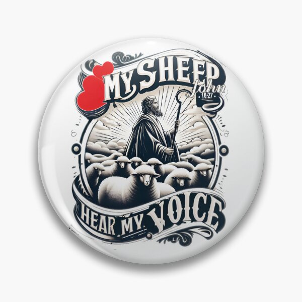 Item preview, My Sheep Hear My Voice designed and sold by LAdigitals.