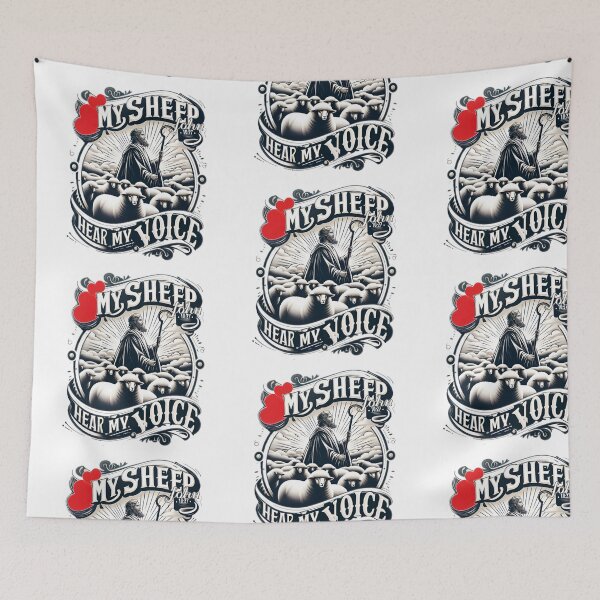 Item preview, My Sheep Hear My Voice designed and sold by LAdigitals.