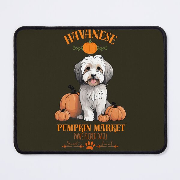 Item preview, Pumpkin Market: havanese with Pumpkins and Seasonal Text designed and sold by GoodyPaws.