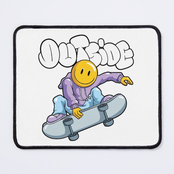 Item preview, Funny Emoji with Cap Skateboarding, Skateboarding designed and sold by Skateboard-Art.
