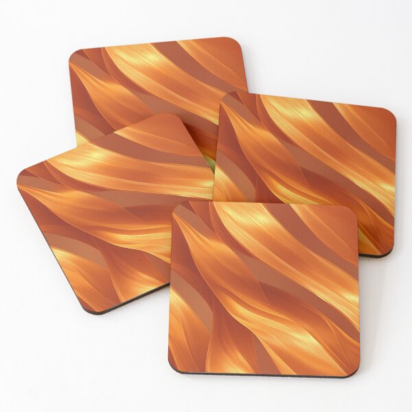 Item preview, Golden Silky Ribbons | Seamless designed and sold by Unrooted.