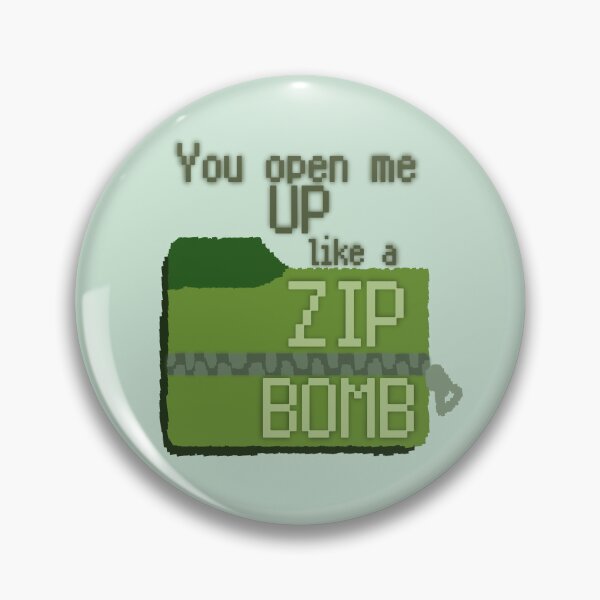 Item preview, You Open Me Up Like A Zipbomb Slimecicle designed and sold by JavaDraws.