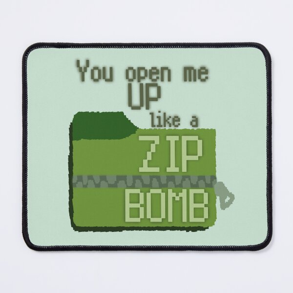 Item preview, You Open Me Up Like A Zipbomb Slimecicle designed and sold by JavaDraws.