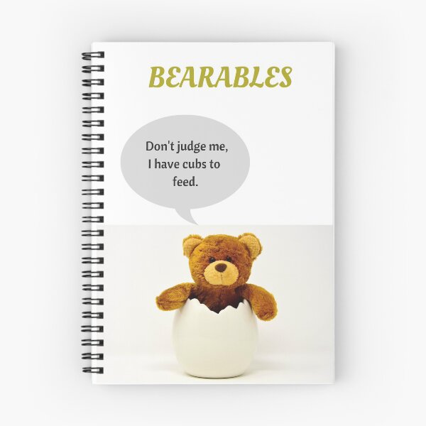 Item preview, Funny bear working as a bearable. designed and sold by cannon777.
