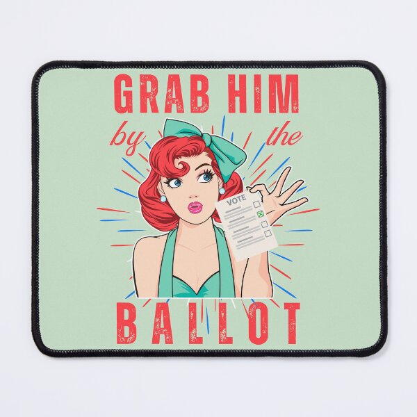 Item preview, Funny Kamala Grab him by the ballot democrats designed and sold by Lady-Frost.