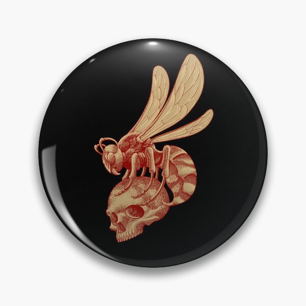 Item preview, Hornet Holding Skull designed and sold by WOLForDEER.