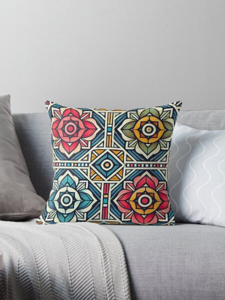 Item preview, Tribal Flower Neon Roses Design   designed and sold by TribalioDesigns.