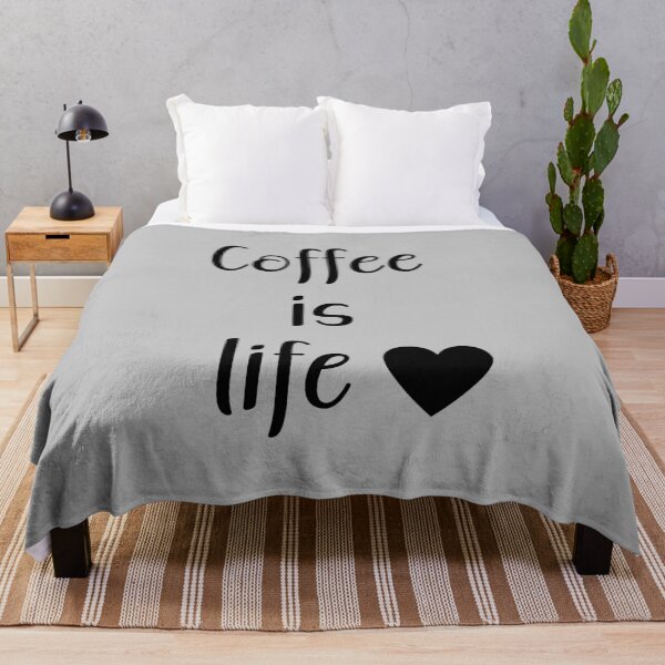 Item preview, Coffee is Life : Bold Coffee Lover Quote Design designed and sold by UniGift.