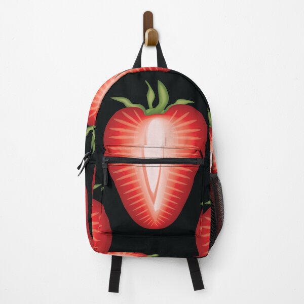 Item preview, Strawberries, Black background designed and sold by Alex Blud.