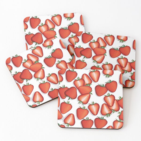 Item preview, Strawberries on a white background designed and sold by Alex  Blud.