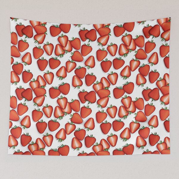 Item preview, Strawberries on a white background designed and sold by Alex  Blud.