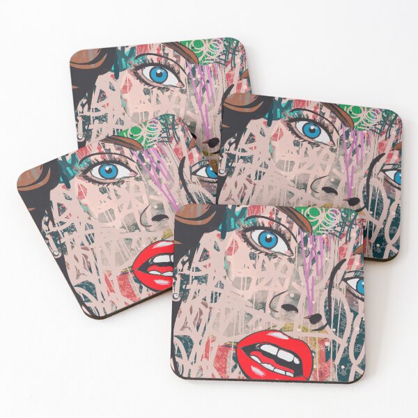 Item preview, Occhi Blu Graffiti designed and sold by blackink-design.