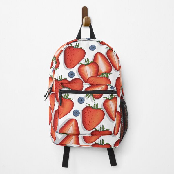 Item preview, Strawberries and blueberries on a white background designed and sold by Alex Blud.