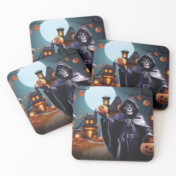 Item preview, Death comes, Happy Halloween designed and sold by Mauswohn.