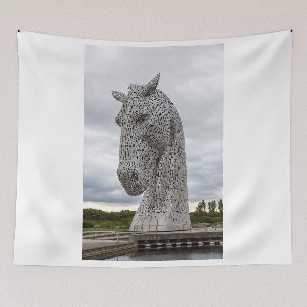 Item preview, The kelpies horses in Scotland designed and sold by pietrofoto.