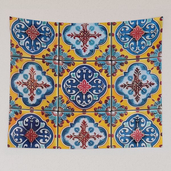 Item preview, Colorful Portuguese Tile designed and sold by Myra365Art.