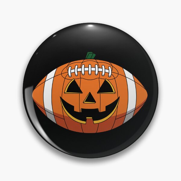 Item preview, american football Halloween pumpkin designed and sold by shokA Design.