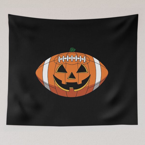 Item preview, american football Halloween pumpkin designed and sold by shokA Design.