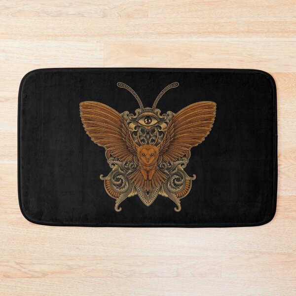 Item preview, Owl and Butterfly Artwork designed and sold by WOLForDEER.