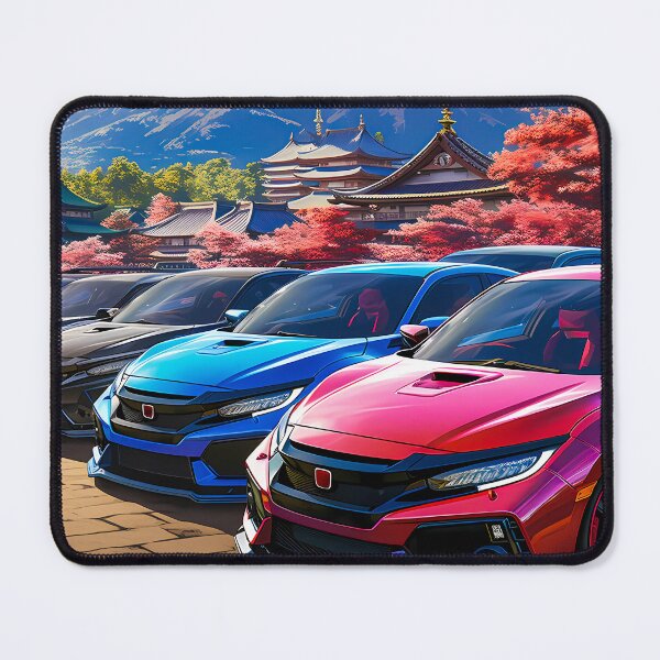 Item preview, Japanese Hot Hatches with a View of Mount Fuji designed and sold by RevUpDesign.