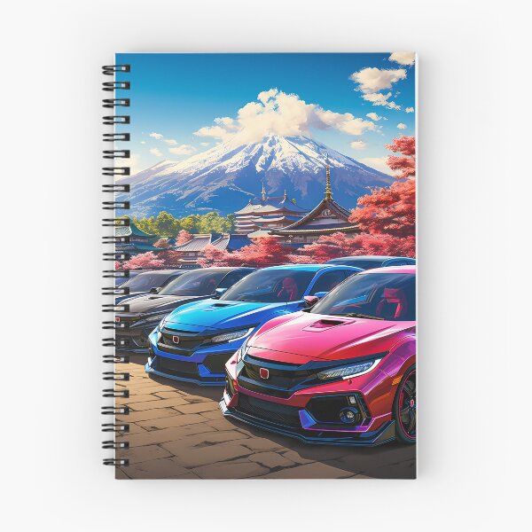 Item preview, Japanese Hot Hatches with a View of Mount Fuji designed and sold by RevUpDesign.