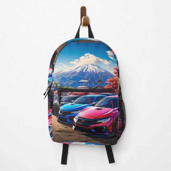 Item preview, Japanese Hot Hatches with a View of Mount Fuji designed and sold by RevUpDesign.