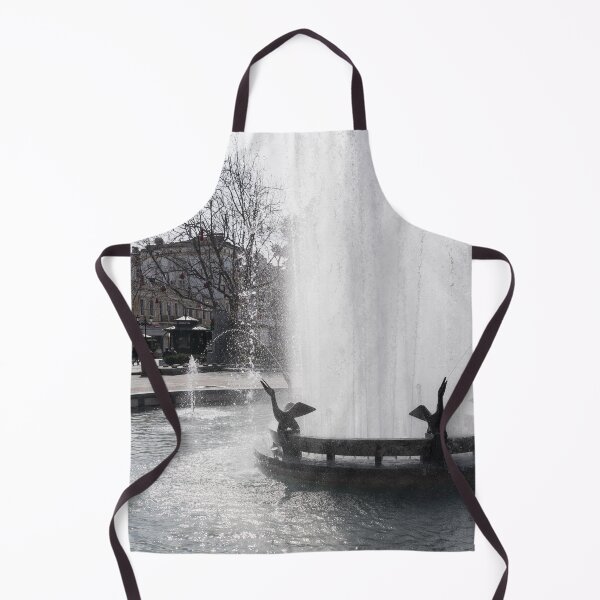 Item preview, Lively Pelican Fountain Silhouetted in the Sunshine in Plovdiv Bulgaria designed and sold by Georgia Mizuleva.