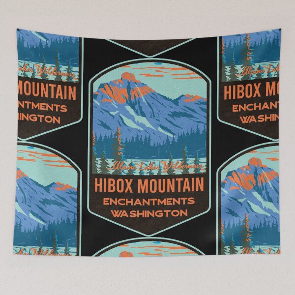 Item preview, Hibox Mountain Washington designed and sold by JordanHolmes.