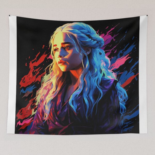 Artikelvorschau, Daenerys Targaryen Neon Retro entworfen und verkauft von onespin.